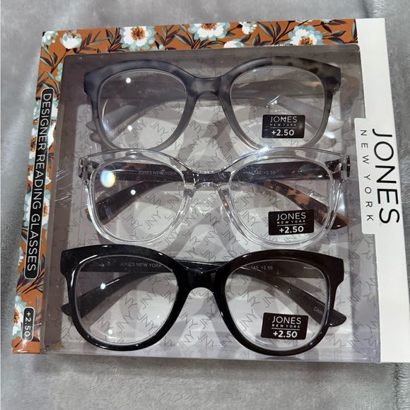 Jones New York Accessories - Jones New York Designer Reading Glasses Set +2.50